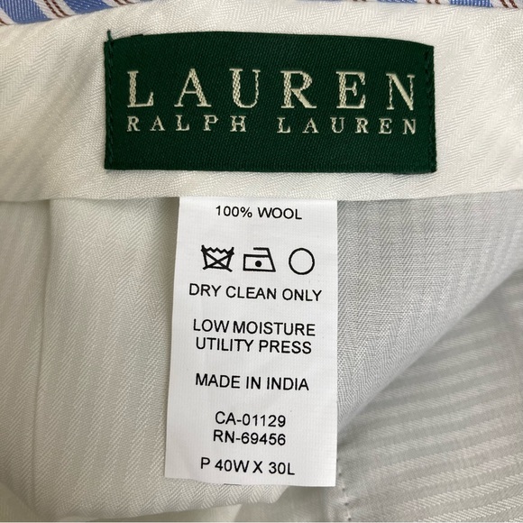 Lauren Ralph Lauren Men’s wool pants trousers, Sz 40W x 30L - Picture 6 of 12